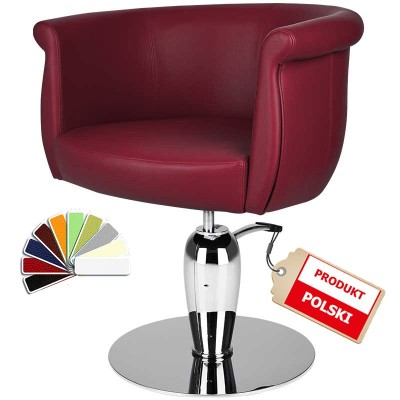 Fotel Fryzjerski Tulip - Wybór Kolorów I Podstaw -Fotele fryzjerskie- 