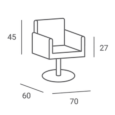 Fotel Fryzjerski Tulip - Wybór Kolorów I Podstaw -Fotele fryzjerskie- 