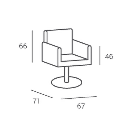 Fotel Fryzjerki Zofia - Wybór Kolorów I Podstaw -Fotele fryzjerskie- 