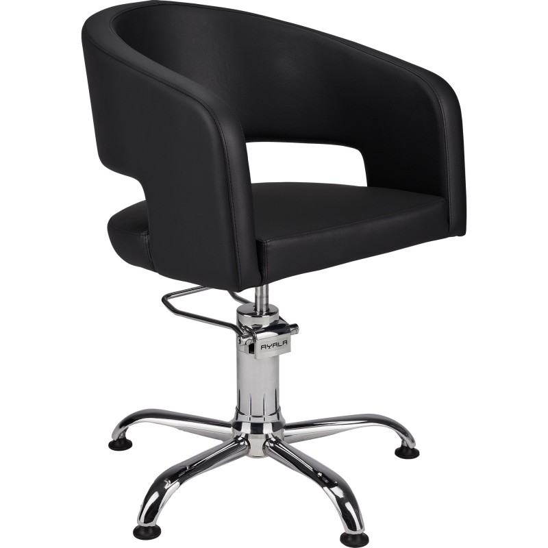 Fotel Fryzjerski Zoe Czarny - Wybór Podstawy -Fotele fryzjerskie- 