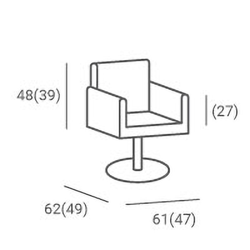Fotel Fryzjerski Zoe Czarny - Wybór Podstawy -Fotele fryzjerskie- 