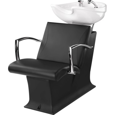 Myjnia Fryzjerska Lady Y, Fotel Carmen - Obudowa Czarna -Myjnie fryzjerskie- 