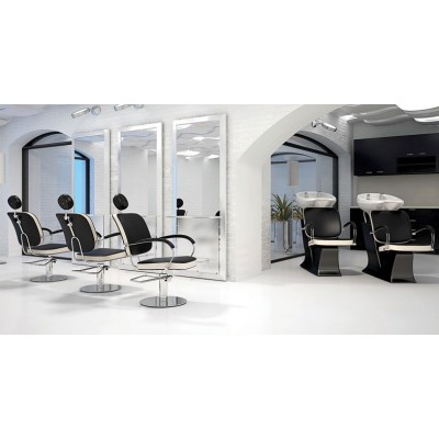 Myjnia Fryzjerska Lady Y, Fotel Godot - Obudowa Biała -Myjnie fryzjerskie- 