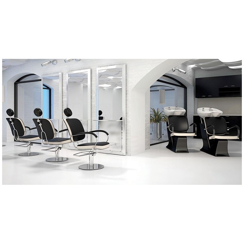 Myjnia Fryzjerska Lady Y, Fotel Godot - Obudowa Czarna -Myjnie fryzjerskie- 