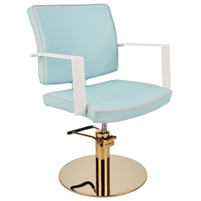 White Dolly hydraulic salon chair