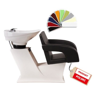 Myjnia Fryzjerska Lady Y, Fotel Tina - Obudowa Biała -Myjnie fryzjerskie- 