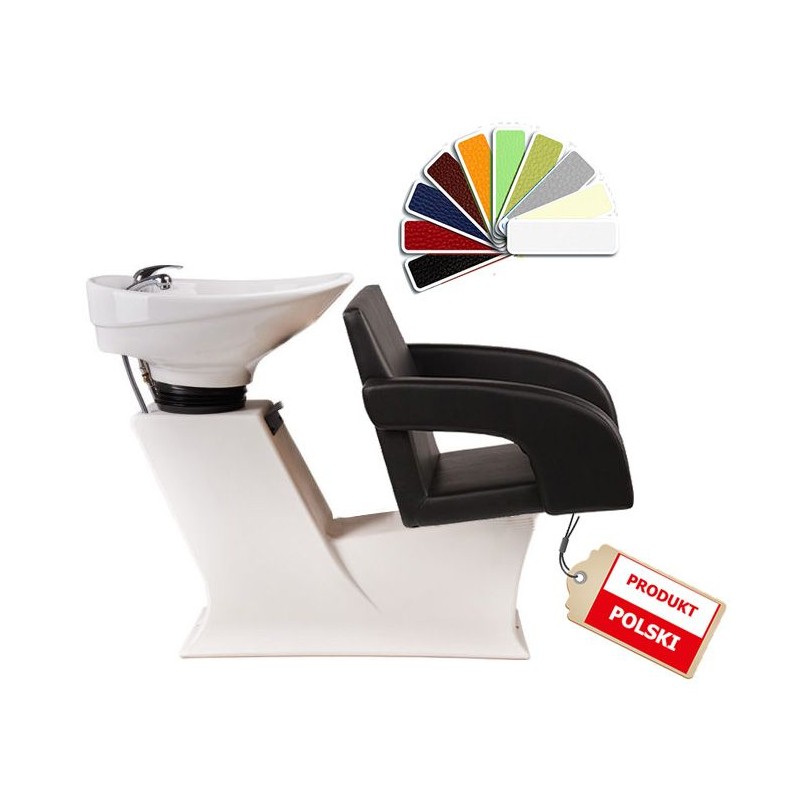 Myjnia Fryzjerska Lady Y, Fotel Tina - Obudowa Biała -Myjnie fryzjerskie- 