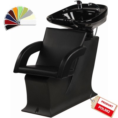Myjnia Fryzjerska Lady Y, Fotel Tina - Obudowa Czarna -Myjnie fryzjerskie- 