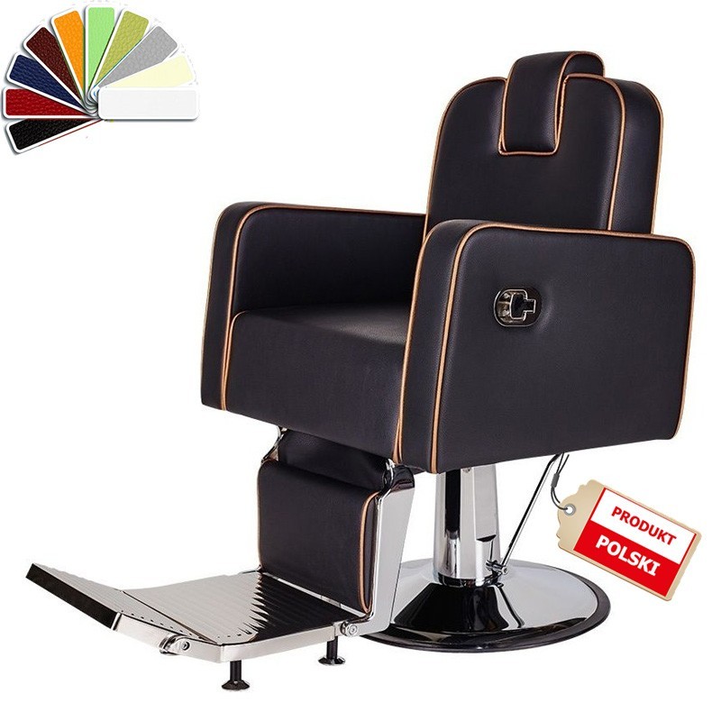 Fotel Barberski Holland - Wybór Tapicerki -Fotele barberskie- 