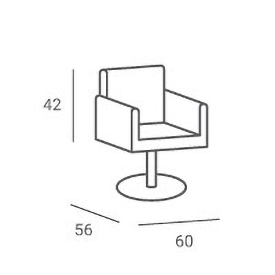 Fotel Fryzjerski Gio - Wybór Kolorów -Fotele fryzjerskie- 