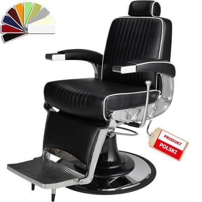 Fotel Barberski Stig - Wybór Tapicerki -Fotele barberskie- 
