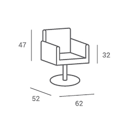 Lea Ayala upholstered salon chair