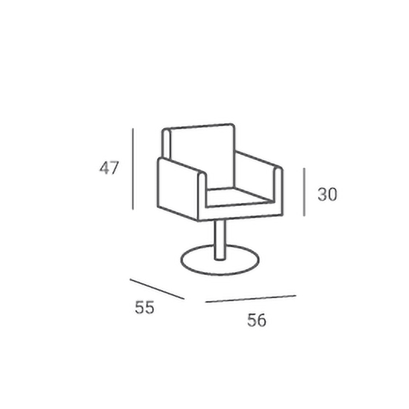 Loft Ayala hydraulic styling chair