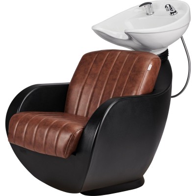 Myjnia Fryzjerska Thomas P - Brązowa - Przeszycia - Misa Biała -Myjnie fryzjerskie- 