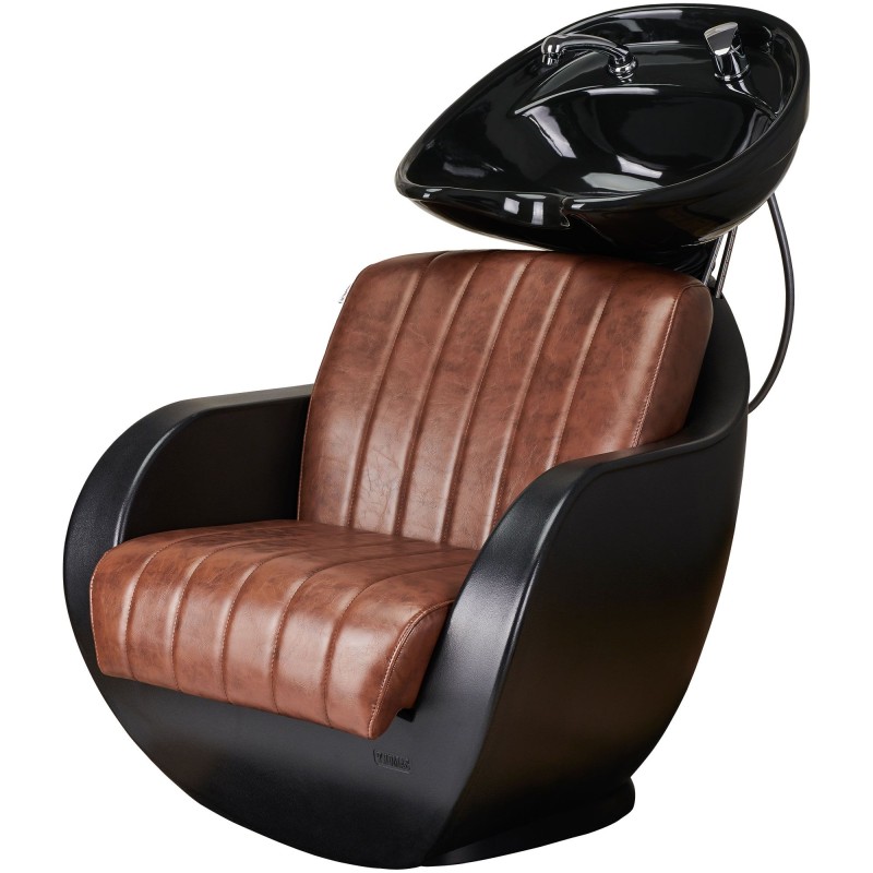 Myjnia Fryzjerska Thomas P - Brązowa - Przeszycia - Misa Czarna -Myjnie fryzjerskie- 