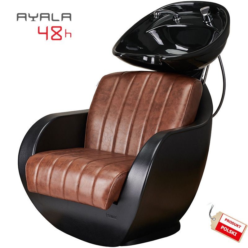 Myjnia Fryzjerska Thomas P - Brązowa - Przeszycia - Misa Czarna -Myjnie fryzjerskie- 