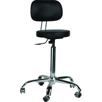 Taboret Hoker Ho-3 - Wybór Tapicerki -Hokery fryzjerskie- 