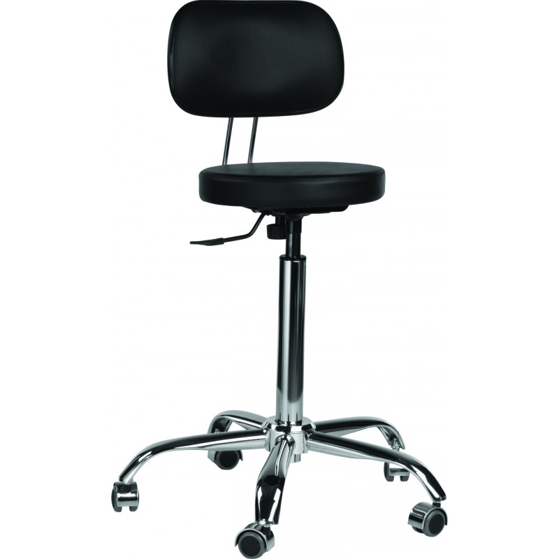 Taboret Hoker Ho-3 - Wybór Tapicerki -Hokery fryzjerskie- 