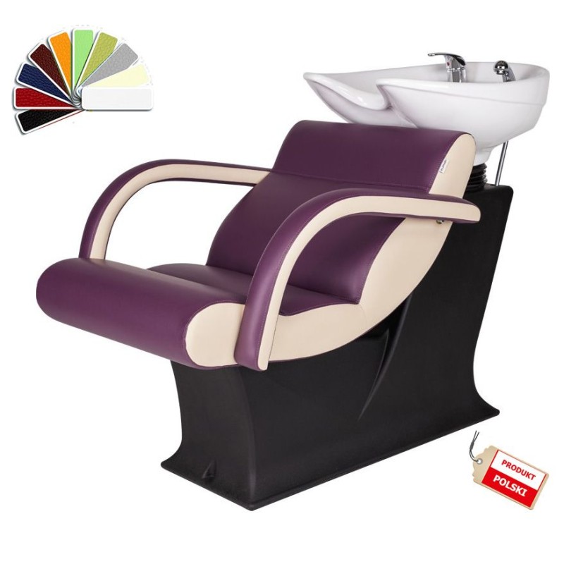 Myjnia Fryzjerska Lady One Czarna Obudowa - Wybór Tapicerki -Myjnie fryzjerskie- 