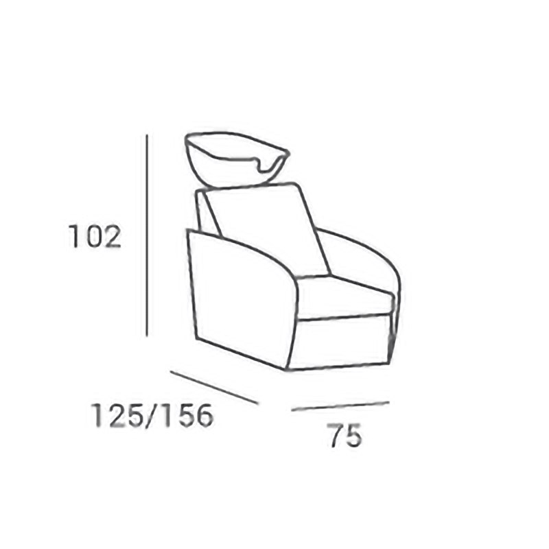 Myjnia Fryzjerska Obsession - Wybór Tapicerki - Opcja Masażu -Myjnie fryzjerskie- 