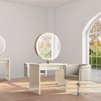 Konsoleta Fryzjerska Pola I Wyspa Kolory Płyt -Konsole fryzjerskie- 