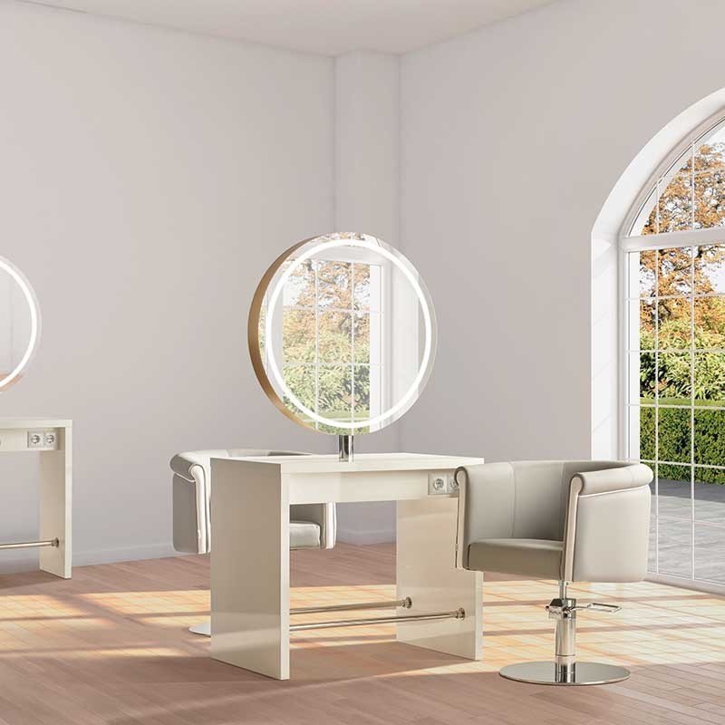 Konsoleta Fryzjerska Pola I Wyspa Kolory Płyt -Konsole fryzjerskie- 