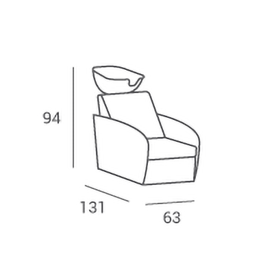Myjnia Fryzjerska Quadro - Wybór Tapicerki -Myjnie fryzjerskie- 