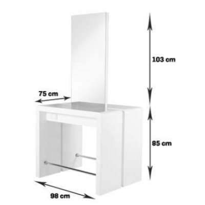 Konsoleta Fryzjerska Reflection I Wyspa -Konsole fryzjerskie- 