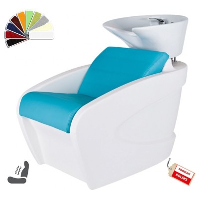 Myjnia Fryzjerska Vanity - Obudowa Biała Wybór Tapicerki - Opcja Masażu -Myjnie fryzjerskie- 