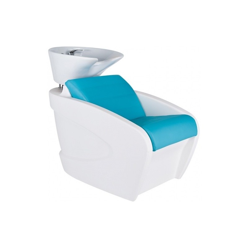 Myjnia Fryzjerska Vanity - Obudowa Biała Wybór Tapicerki - Opcja Masażu -Myjnie fryzjerskie- 