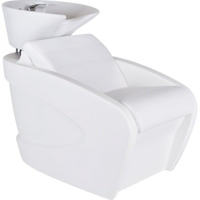 Myjnia Fryzjerska Vanity - Obudowa Biała Wybór Tapicerki - Opcja Masażu -Myjnie fryzjerskie- 