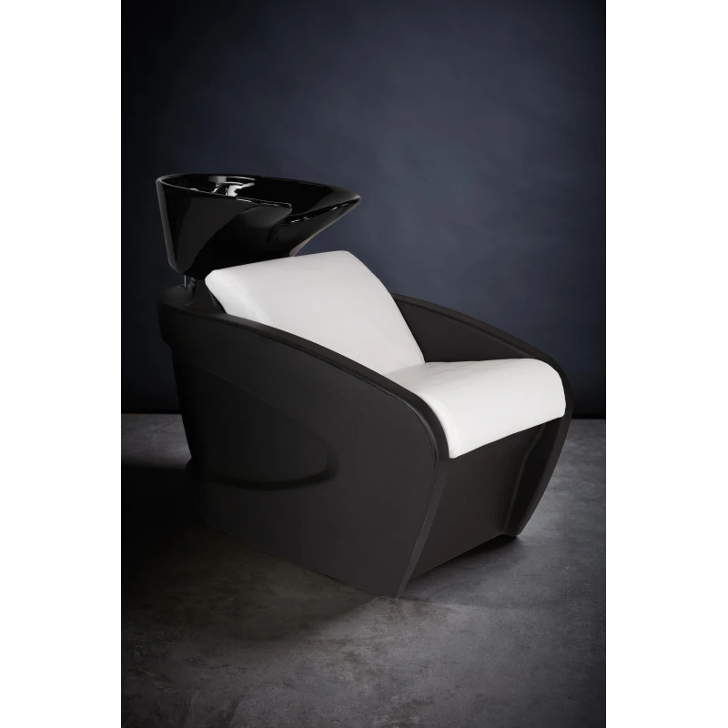 czarna myjnia fryzjerska z masażem