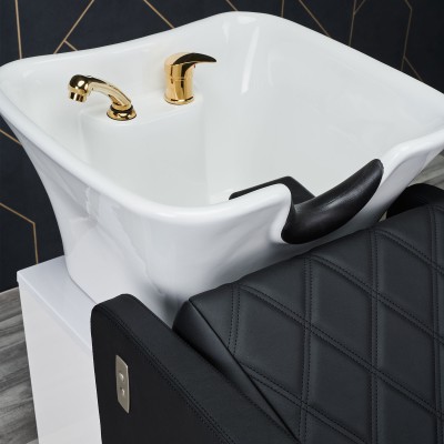 Myjnia Fryzjerska Vida -Rozkładana - Wygodna Duża Misa -Myjnie fryzjerskie- 