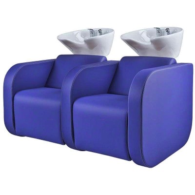 Podwójna Myjnia Fryzjerska Globe Sofa - Wybór Tapicerki -Myjnie fryzjerskie- 