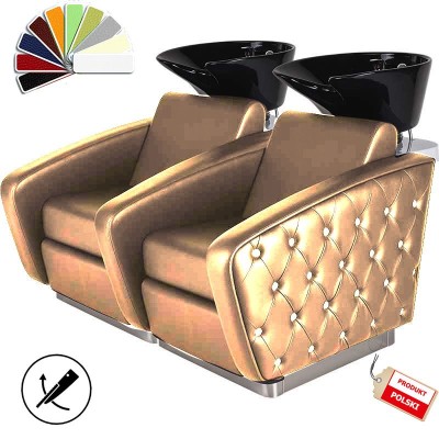 Podwójna Myjnia Fryzjerska Obsession - Wybór Tapicerki - Opcja Masażu -Myjnie fryzjerskie- 