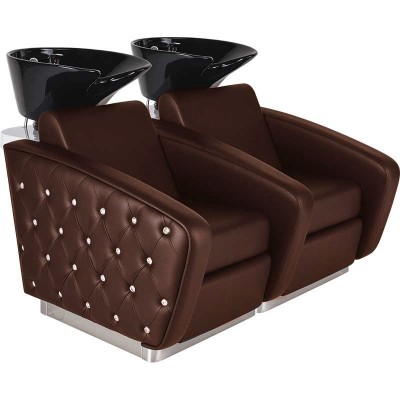 Podwójna Myjnia Fryzjerska Obsession - Wybór Tapicerki - Opcja Masażu -Myjnie fryzjerskie- 