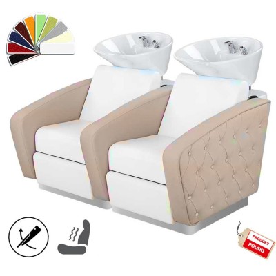 Myjnia Fryzjerska Royal Podwójna - Wybór Tapicerki - Opcja Masażu -Myjnie fryzjerskie- 