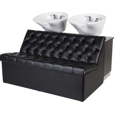 Podwójna Myjnia Fryzjerska Mali Sofa - Tapicerka Przeszycia Lub Pikowania -Myjnie fryzjerskie- 