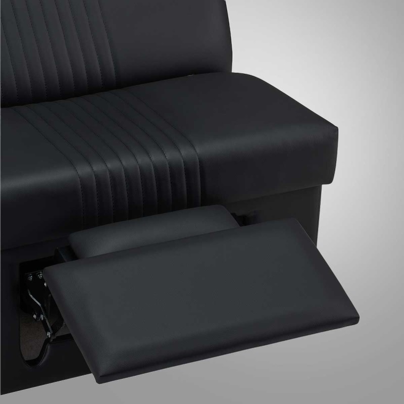 Potrójna Myjnia Fryzjerska Mali Sofa - Tapicerka Przeszycia Lub Pikowania -Myjnie fryzjerskie- 