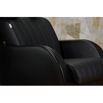 Myjnia Fryzjerska Thomas P - Czarna -  Przeszycia - Misa Biała -Myjnie fryzjerskie- 