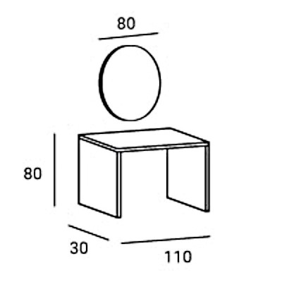 Konsoleta fryzjerska Levante -Konsole fryzjerskie- 