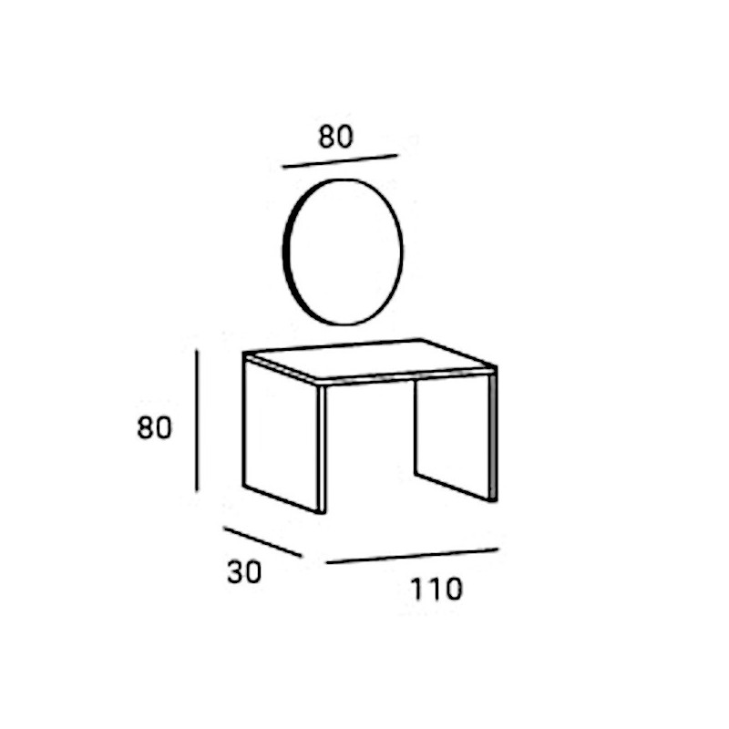 Konsoleta fryzjerska Levante -Konsole fryzjerskie- 