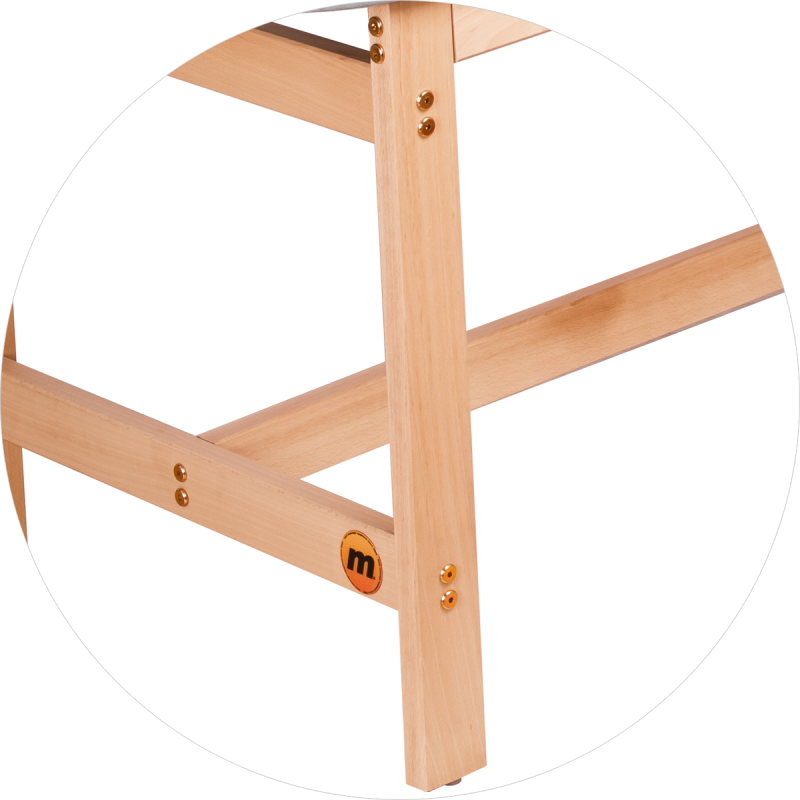 Oscar Trio - Kozetka Drewniana -Łóżka do masażu- 