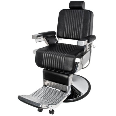 Gabbiano fotel barberski Royal czarny -Fotele barberskie- 