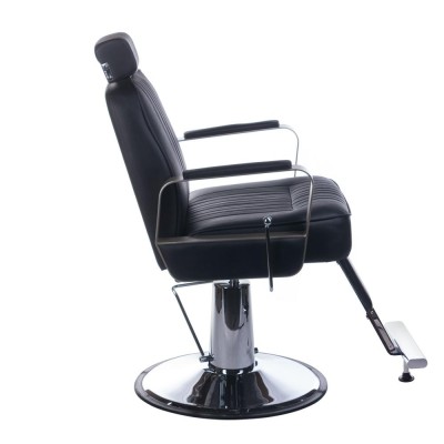 Fotel barberski HOMER BH-31237 Czarny -Fotele barberskie- 