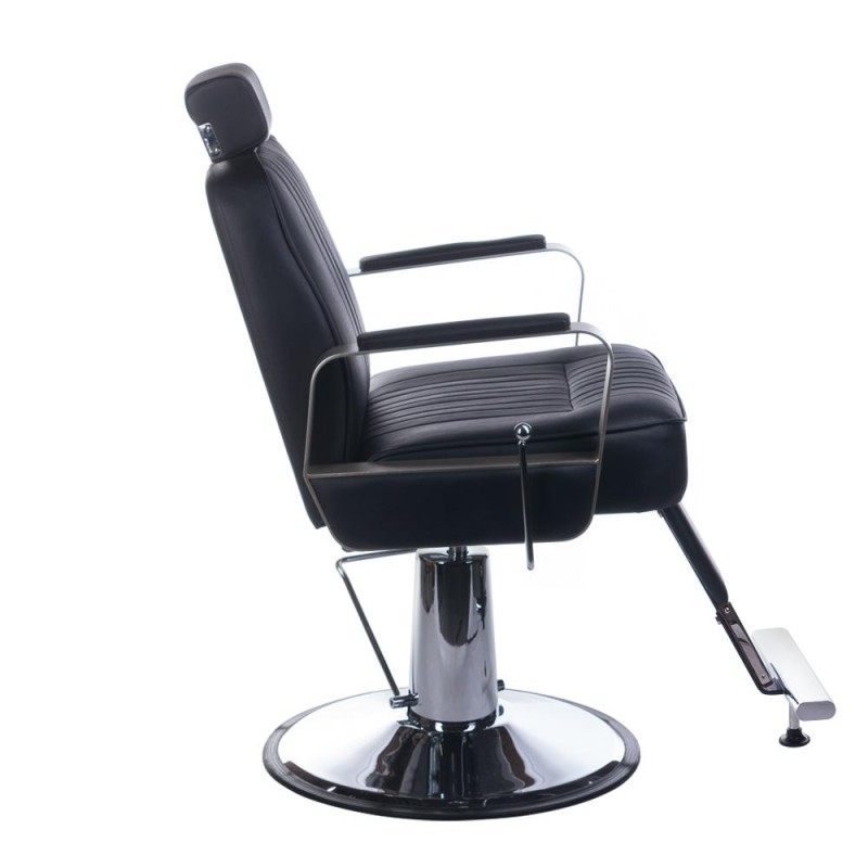 Fotel barberski HOMER BH-31237 Czarny -Fotele barberskie- 