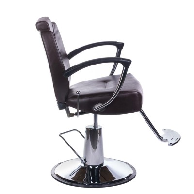 Fotel barberski HEKTOR BH-3208 Brązowy -Fotele barberskie- 