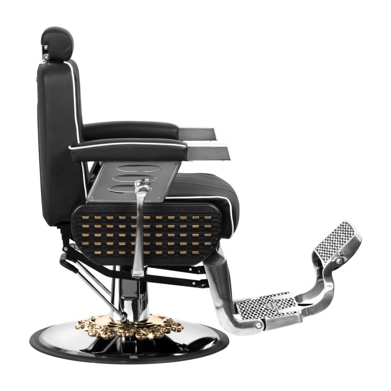 Gabbiano fotel barberski Livio czarny -Fotele barberskie- 
