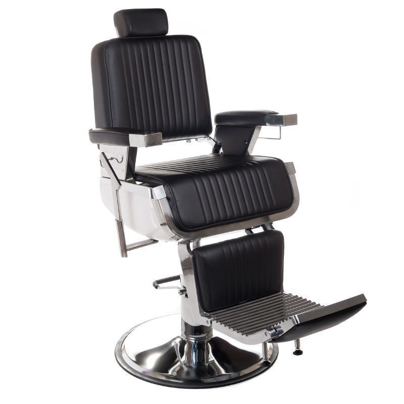 Czarny fotel barberski Expert Series