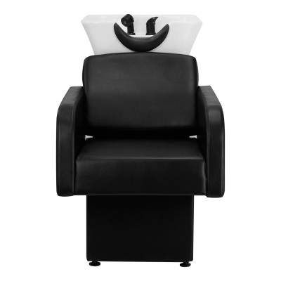 Gabbiano myjnia fryzjerska Turyn czarna -Meble fryzjerskie- 